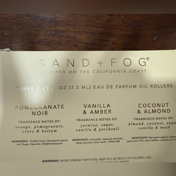 SAND + FOG Eau de Parfum Oil Discovery Set rollers - Picture 4 of 4